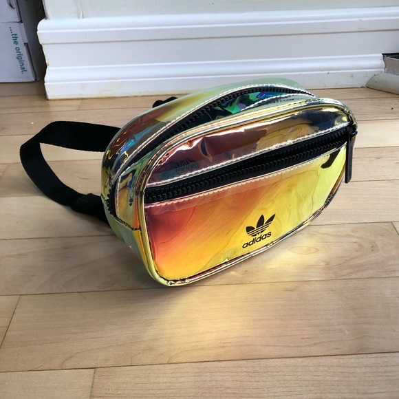 adidas originals iridescent belt bag